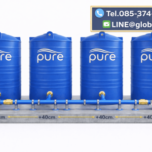 ถังเก็บน้ำ PURE 3000 ลิตร ราคาถูกที่สุด มีของพร้อมส่ง !!!